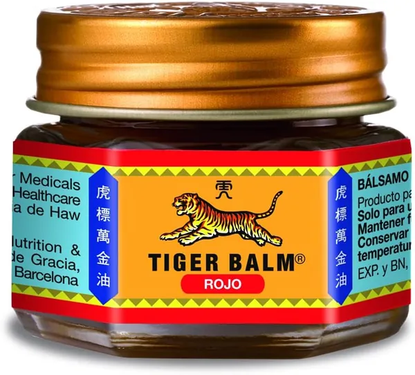 Tiger Balm Rojo Balsamo Original Efecto Calor 19g — kit de emergencia DANA en un piso