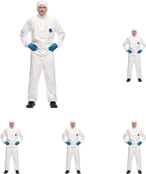 DuPont Tyvek 500 Xpert Traje Proteccion Quimica con Capucha Talla XL